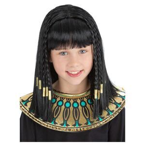 Smiffys Girls Cleopatra Wig / Black